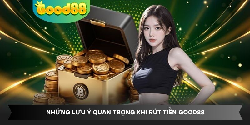 Những lưu ý quan trọng khi rút tiền Good88